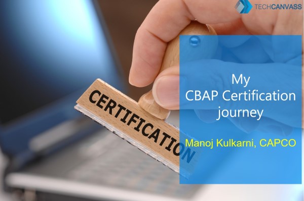 My CBAP journey