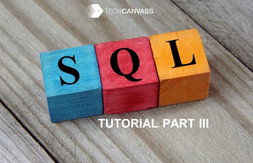 SQL Tutorial Part III