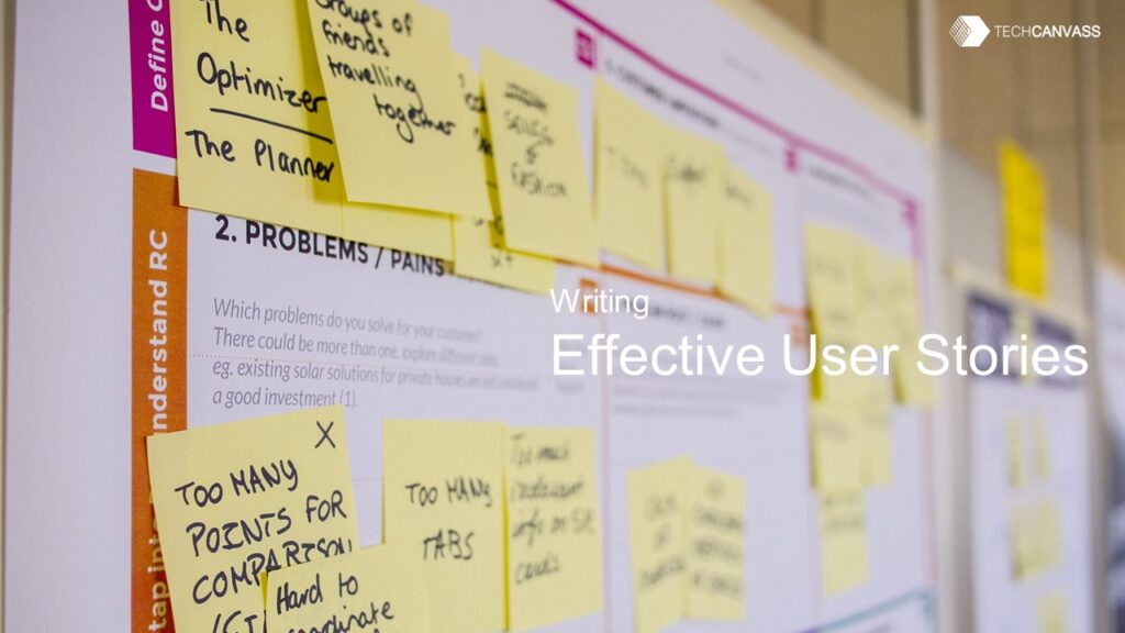 Writing effective user stories