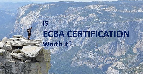 ECBA Certification value