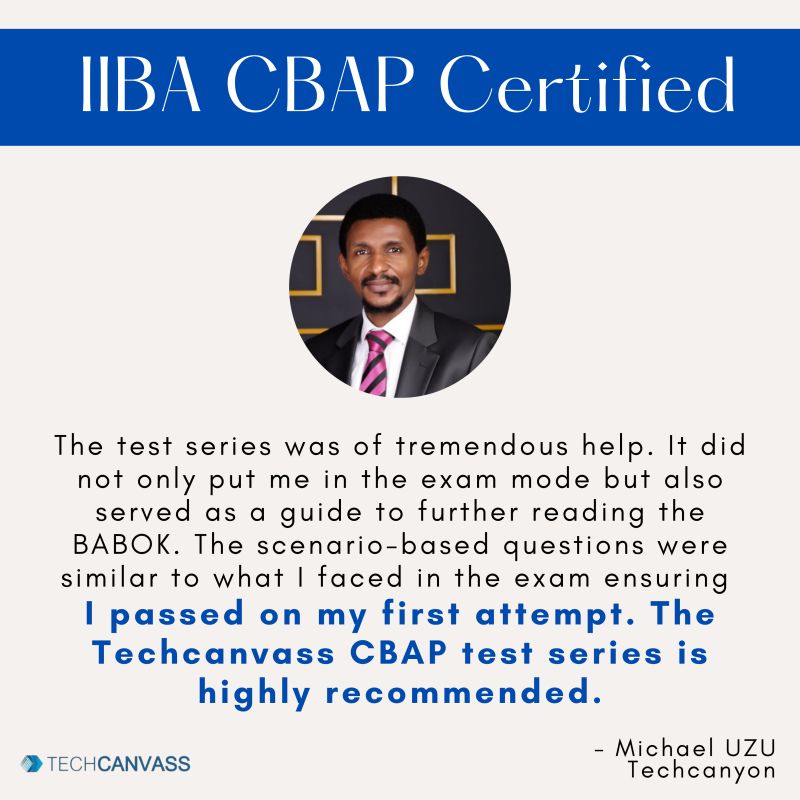 IIBA CBAP Certified