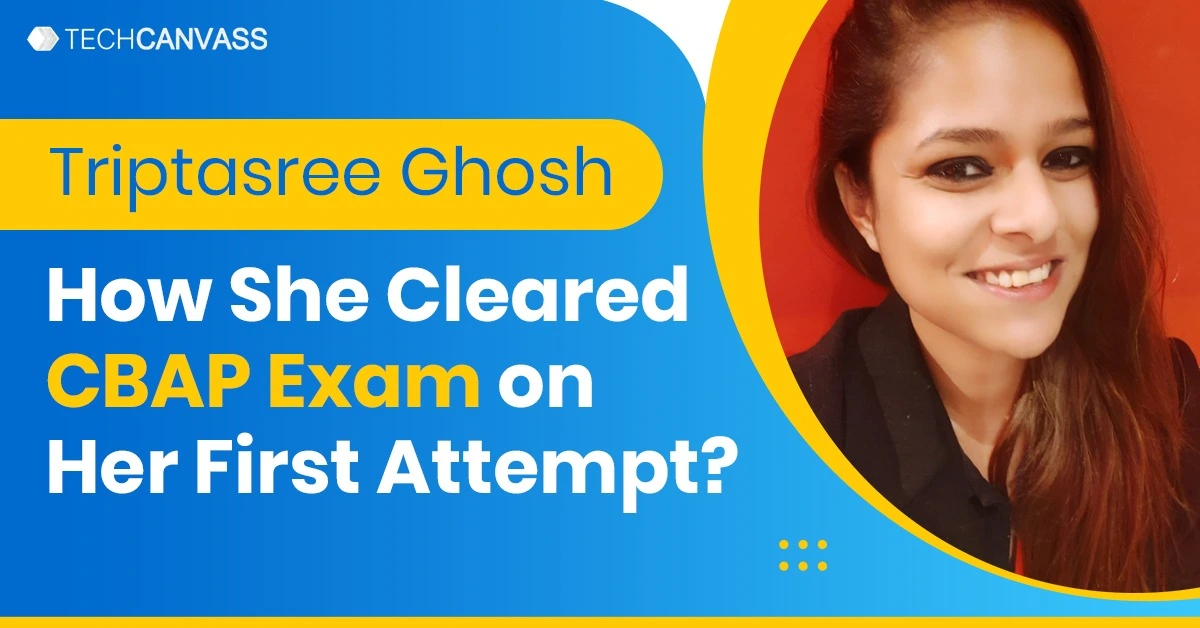 Triptasree Ghosh:Cbap Certification Journey