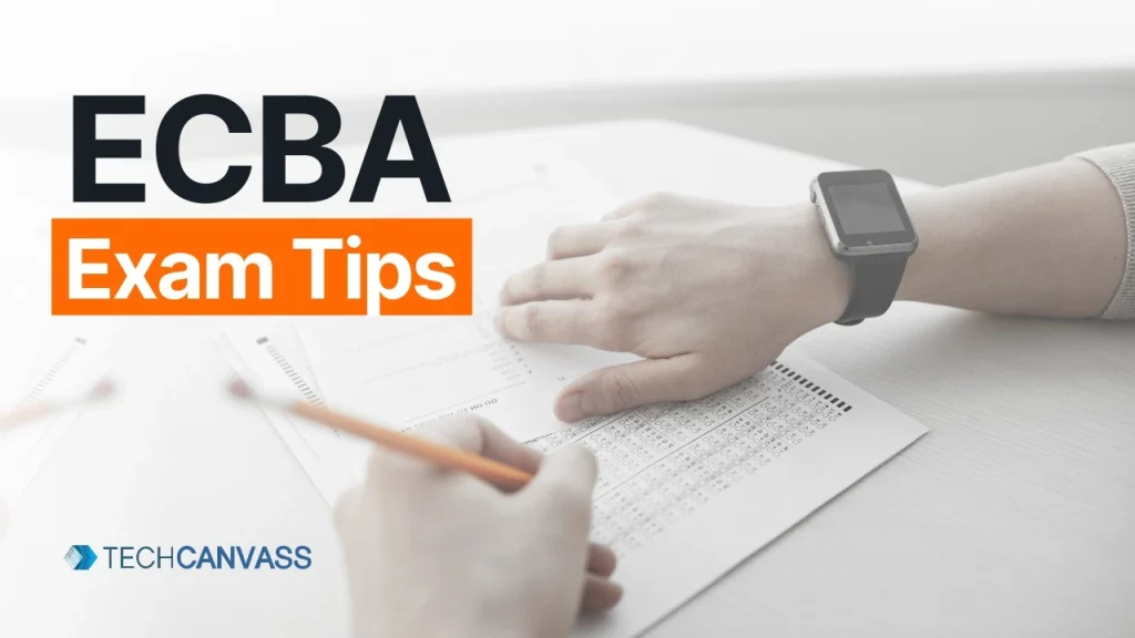ECBA exam tips