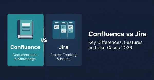 Confluence vs Jira comparison guide 2026 — key differences between Atlassian's documentation tool and project management tool