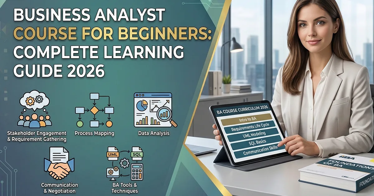 Business Analyst Course for Beginners