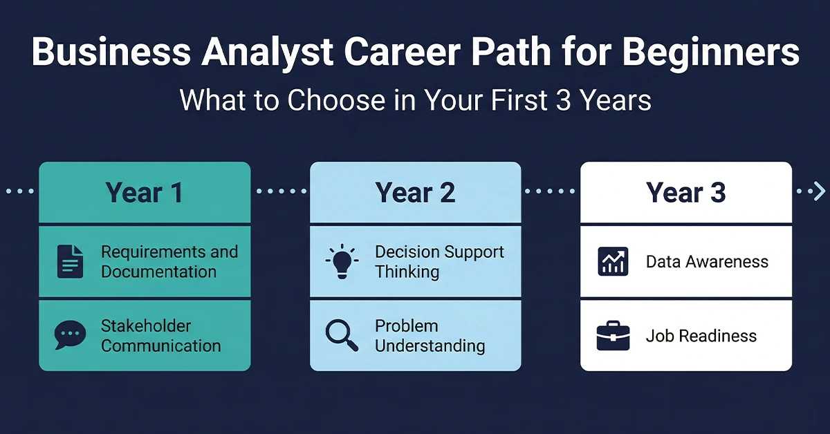 Business Analyst Career Path for Beginners Hero Image