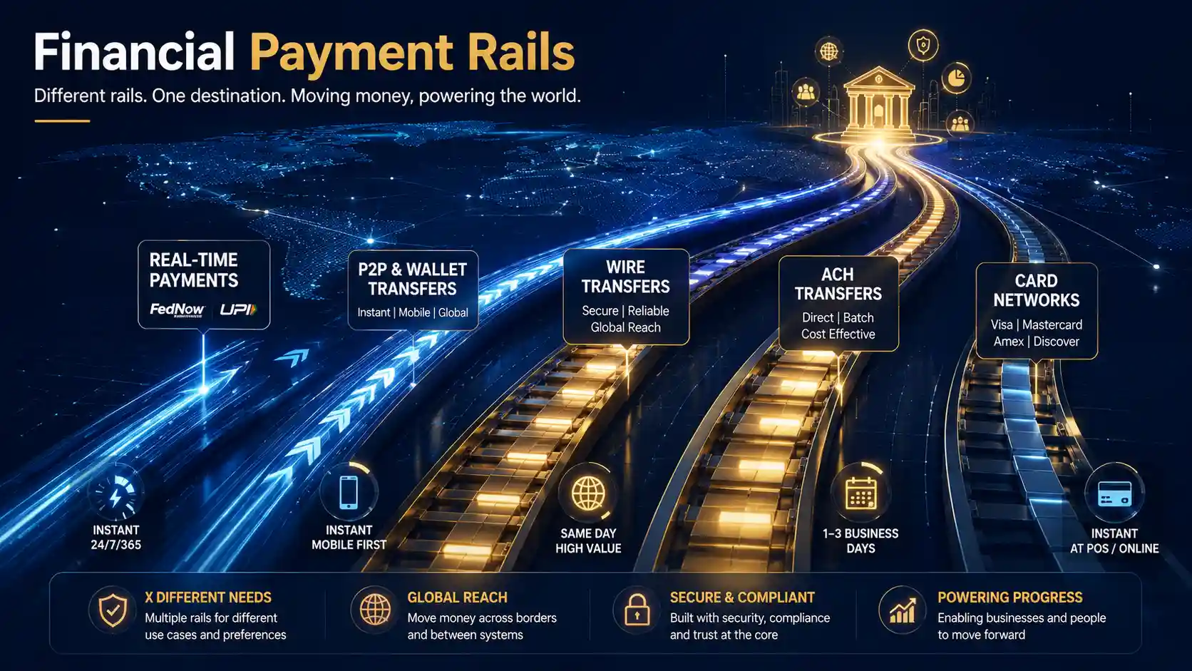 Global Payment Rails and Infrastructure Types