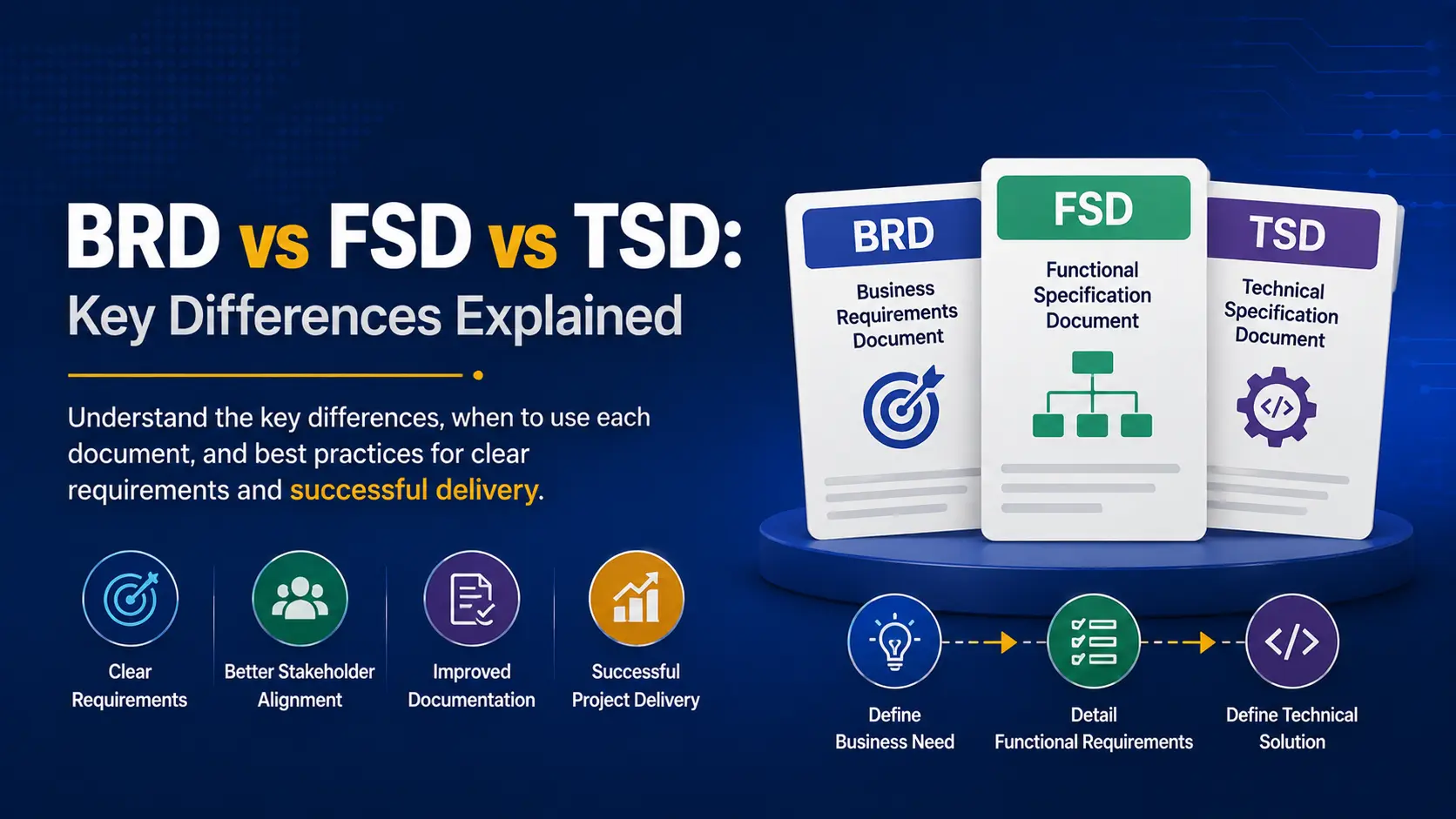 BRD vs FSD vs TSD