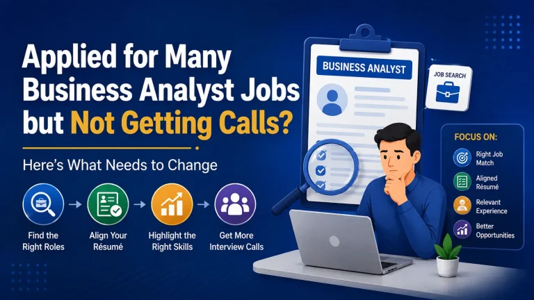 Not Getting Business Analyst Interview Calls Feature Image